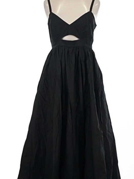 Banana Republic Dresses & Skirts - Black Spaghetti-Strap Maxi Dress with Cutout Banana Republic